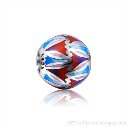 Aleader Wholesale S925 Enamel sterling silver beads And Charms pendant